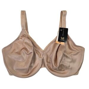 Wacoal Women's 40DD Simple Shaping Minimizer Bra Nude Tan Underwire 857109 NWT
